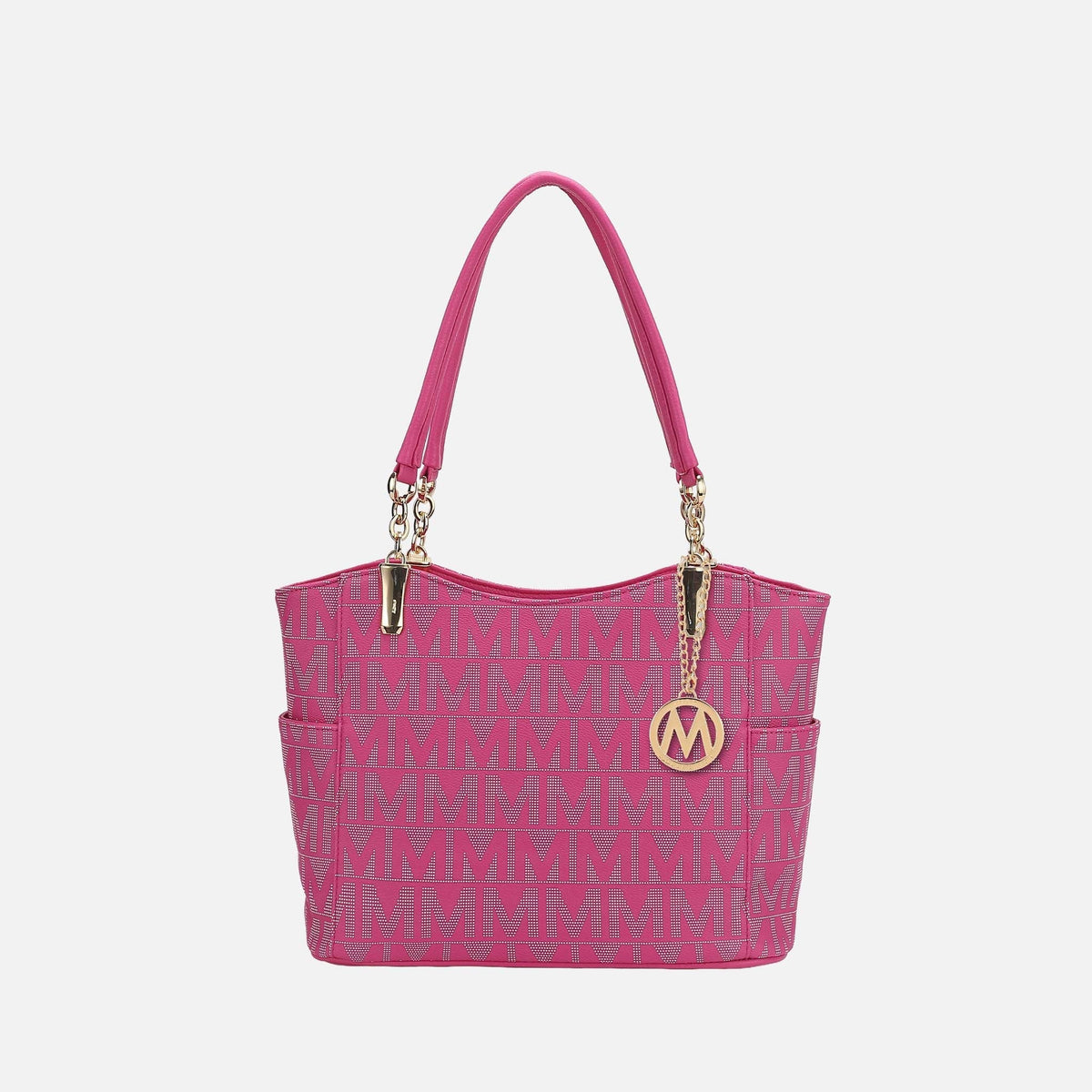 Braylee Signature Tote Bag in Denim Blue view 5 - Bag Tote
