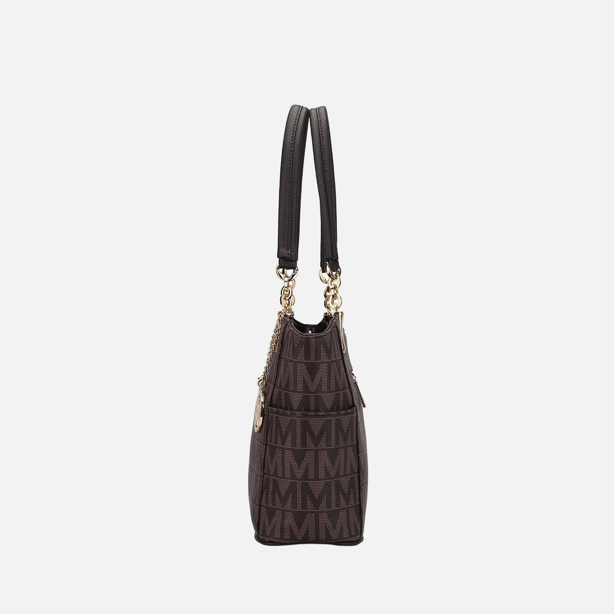 Braylee Signature Tote Bag in Fuschia Rose view 4 - Bag Tote