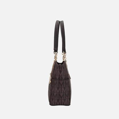 Braylee Signature Tote Bag in Fuschia Rose view 4 - Bag Tote
