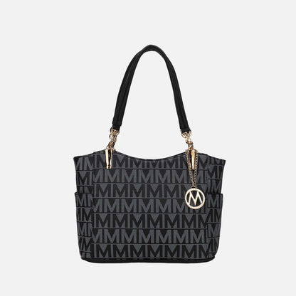 Braylee Signature Tote Bag in Indigo view 6 - Bag Tote