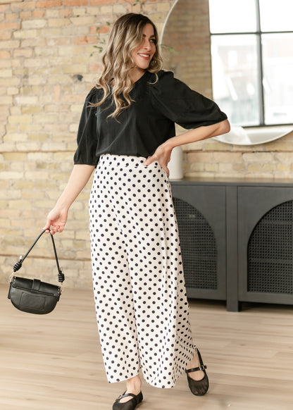 Braylyn Polka Dot Maxi Skirt in L view 4 - Pol Brand Skirt (dress)
