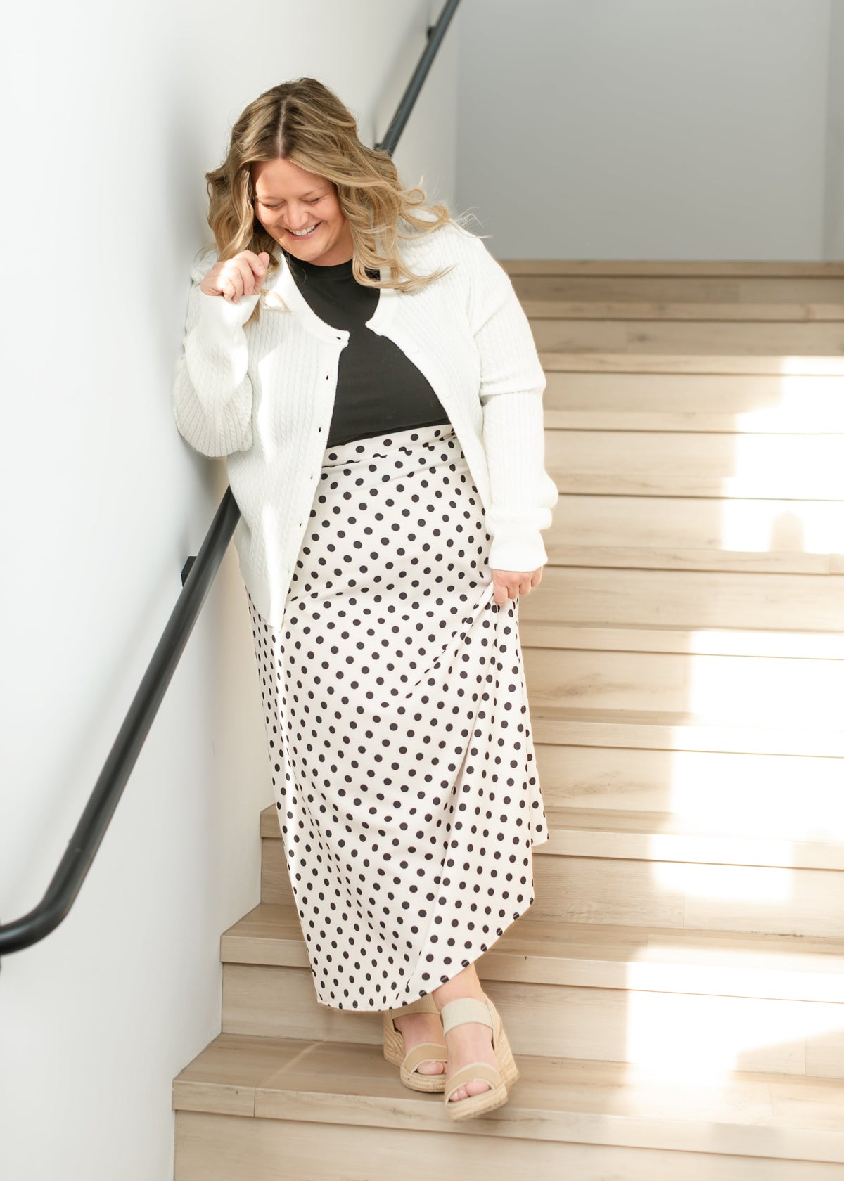 Braylyn Polka Dot Maxi Skirt view 13 - Pol Brand Skirt (dress)