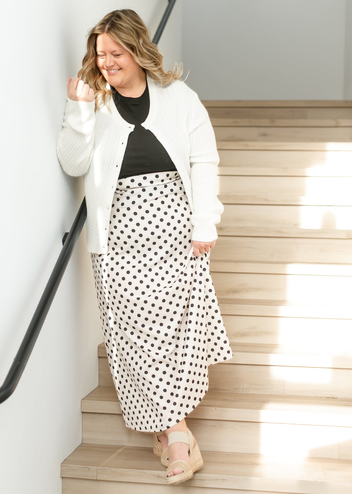Braylyn Polka Dot Maxi Skirt view 14 - Pol Brand Skirt (dress)