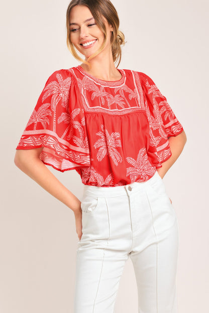 Breeze Story Woven Top view 12
