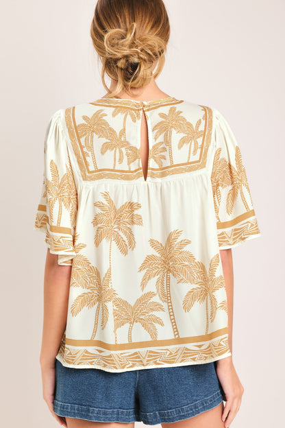 Breeze Story Woven Top view 7