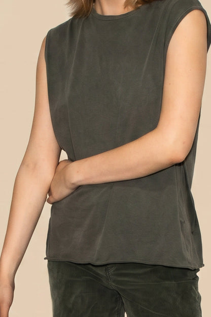 Breezy Tank - Vintage Black in S view 2 (top)