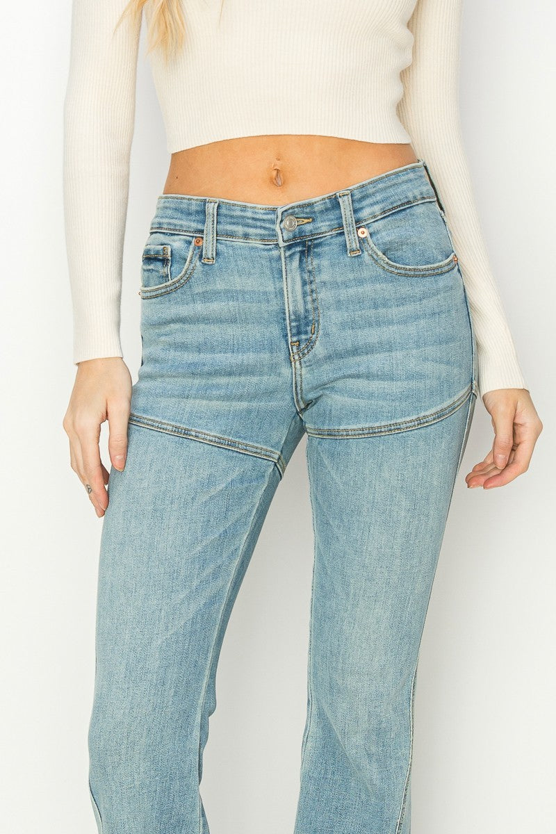 Brianna High Rise Skinny Flare Jeans (reg & Plus) in 11 (29) view 5 - High-Waisted - Plus Jeans (bottom)