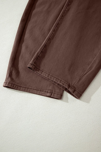 Briar Barrel Jeans | Patch Pocket Denim in Beau Blue view 10 - Aje Briar Barrel Jeans (bottom)