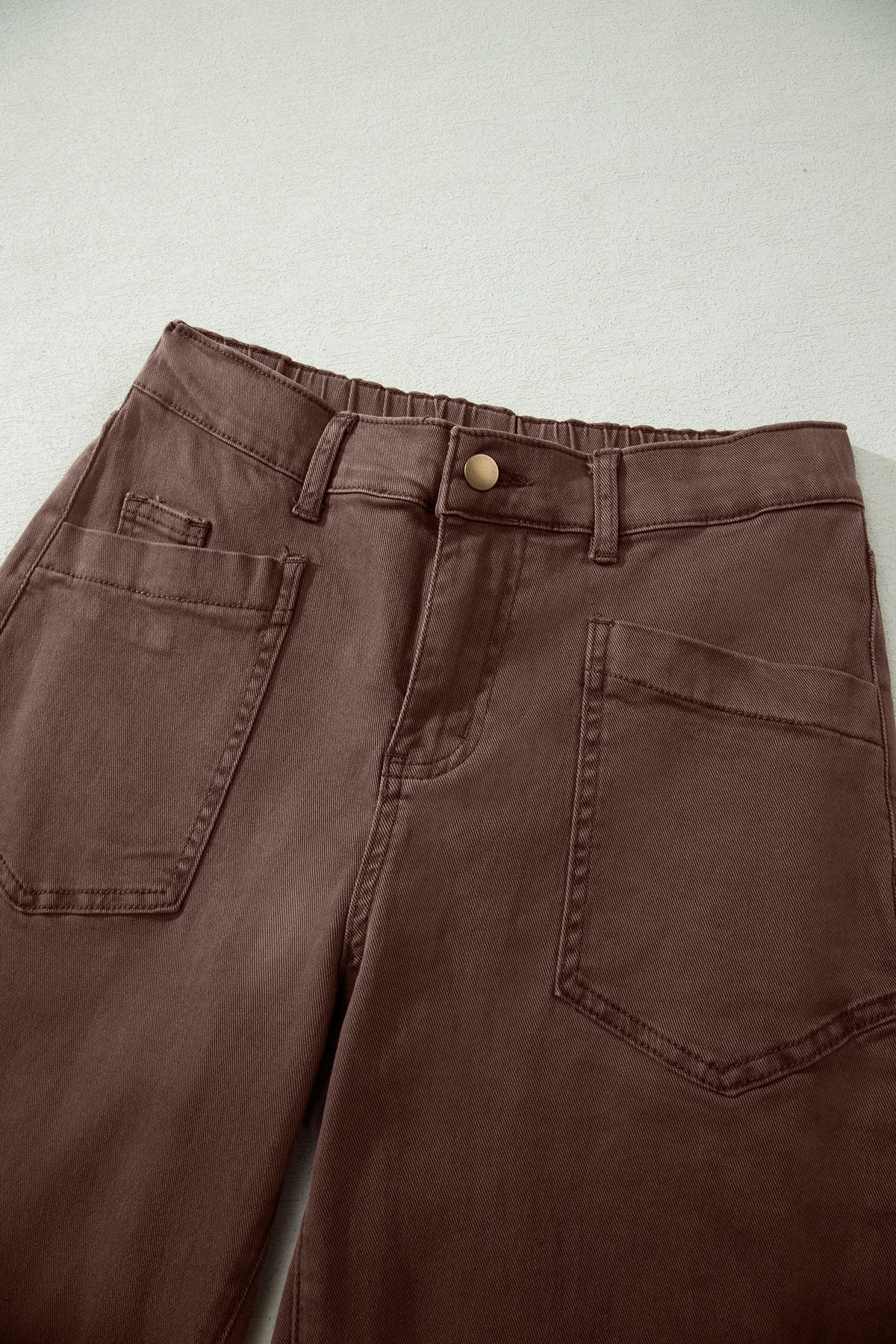 Briar Barrel Jeans | Patch Pocket Denim in Beau Blue view 13 - Aje Briar Barrel Jeans (bottom)