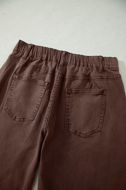 Briar Barrel Jeans | Patch Pocket Denim in Beau Blue view 9 - Aje Briar Barrel Jeans (bottom)
