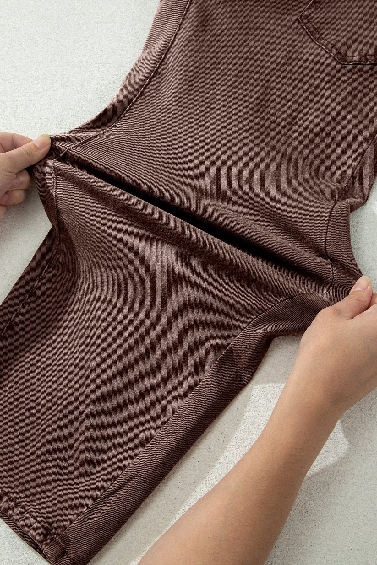 Briar Barrel Jeans | Patch Pocket Denim in Coffee view 6 - Aje Briar Barrel Jeans (bottom)