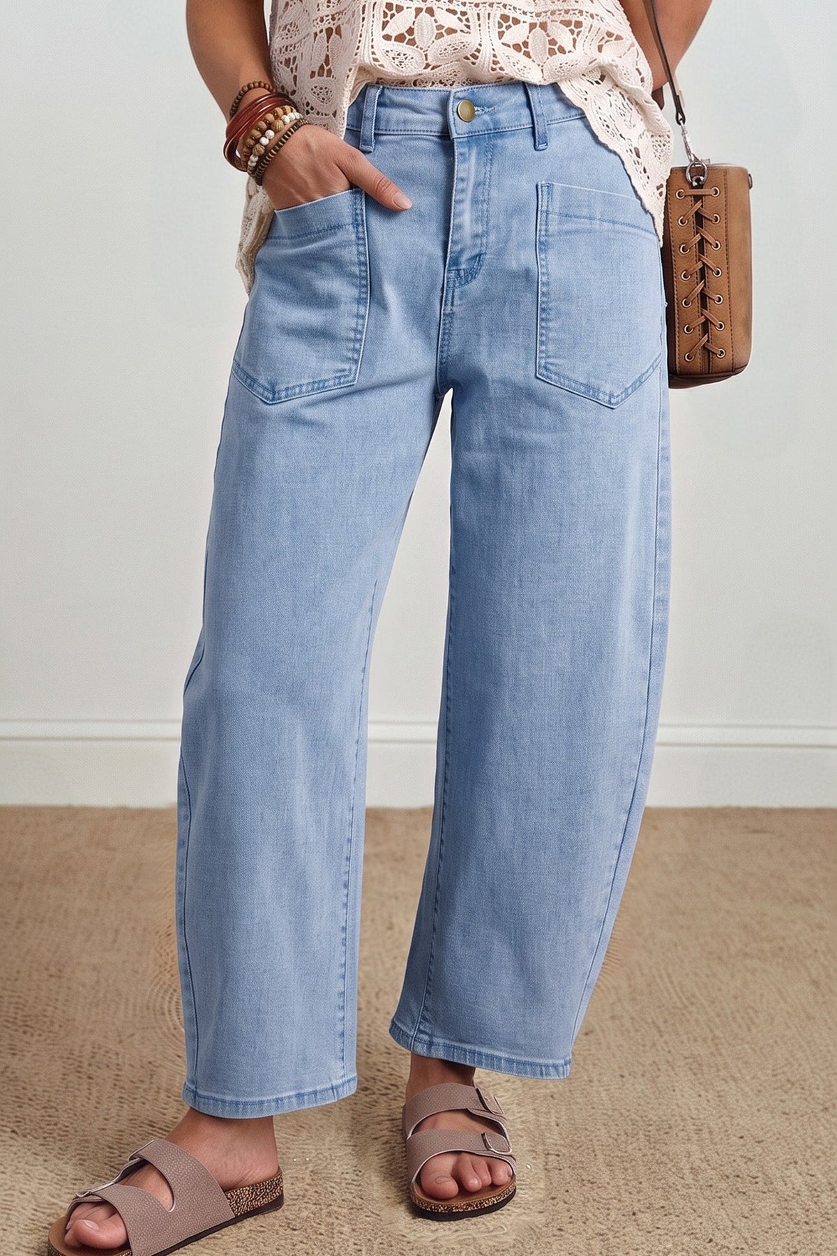 Briar Barrel Jeans | Patch Pocket Denim view 17 - Aje Briar Barrel Jeans (bottom)