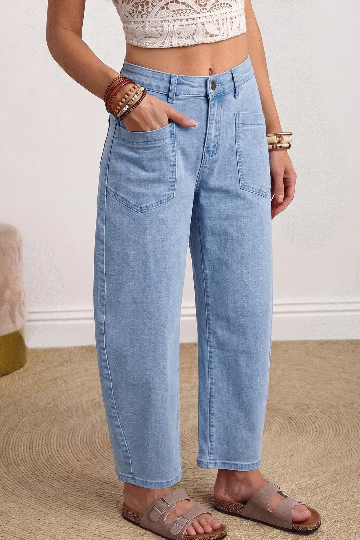 Briar Barrel Jeans | Patch Pocket Denim view 18 - Aje Briar Barrel Jeans (bottom)