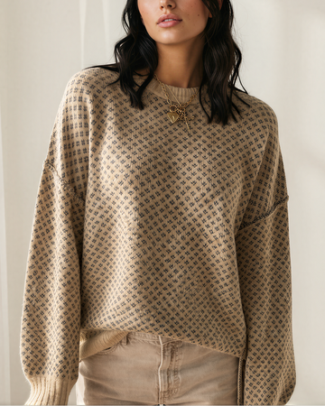 Briar Drop Shoulder Sweater in S (top)