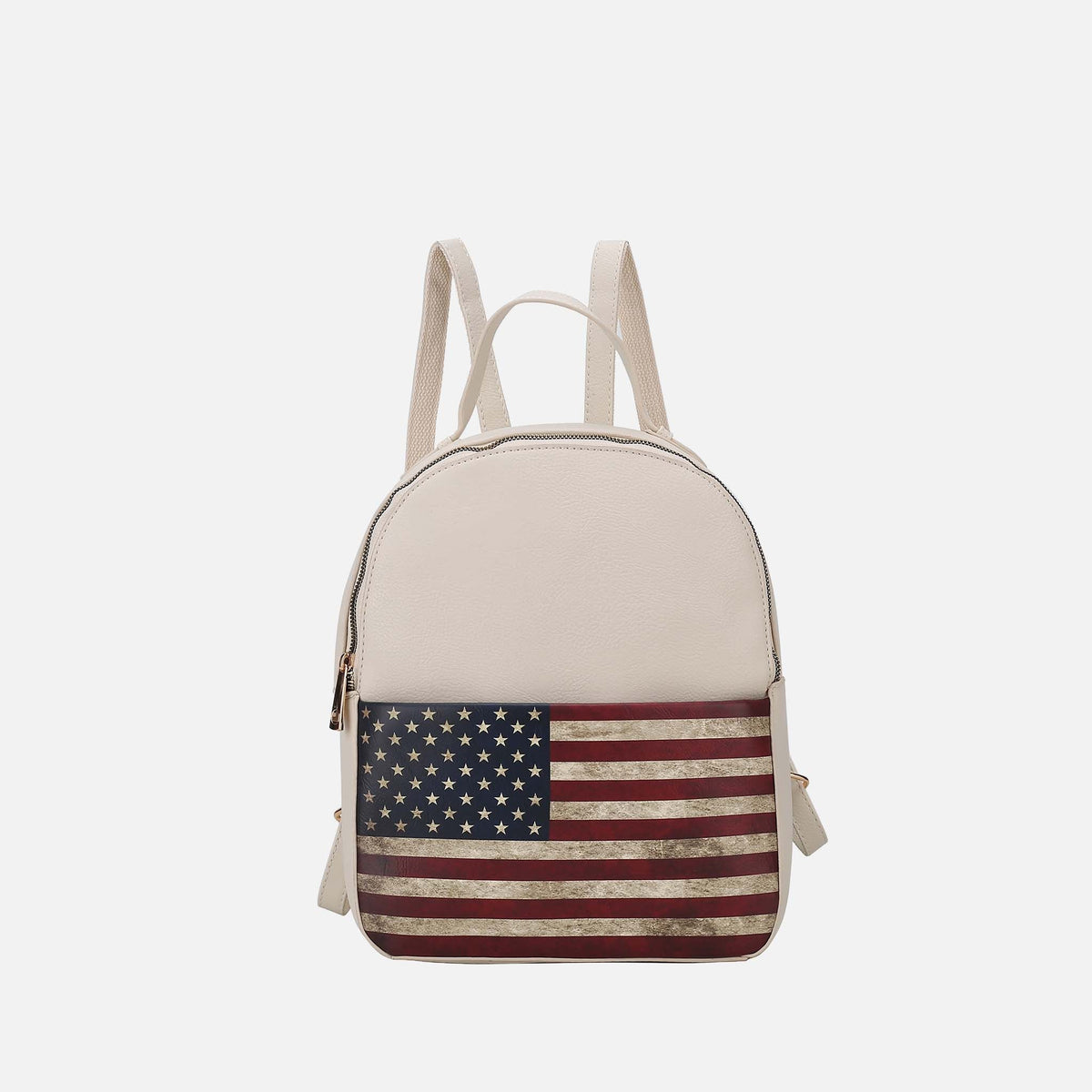 Briella Flag Print Backpack Handbag view 12