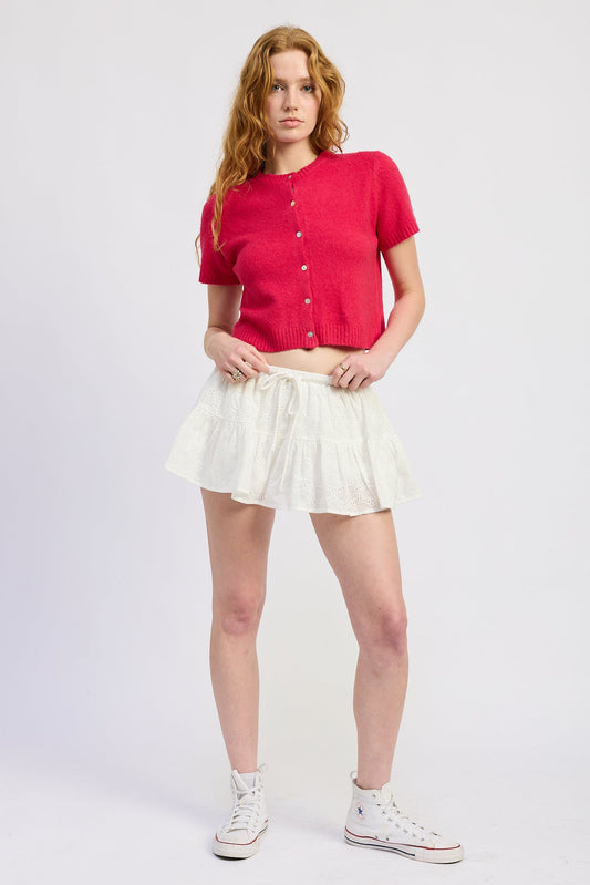 Brisa Skort in Off-White - Brisa Skirt