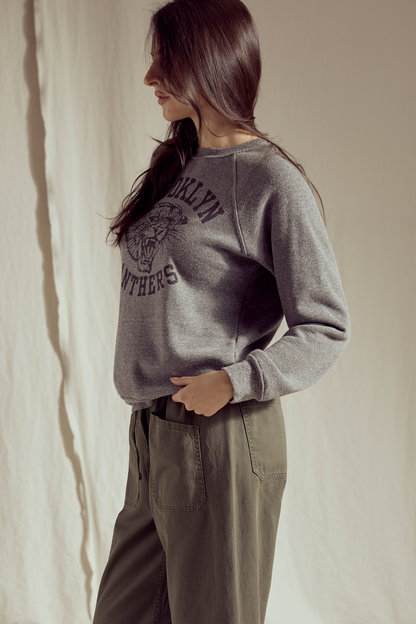 Brooklyn Panthers Fleece Sweatshirt in L view 4 (top)
