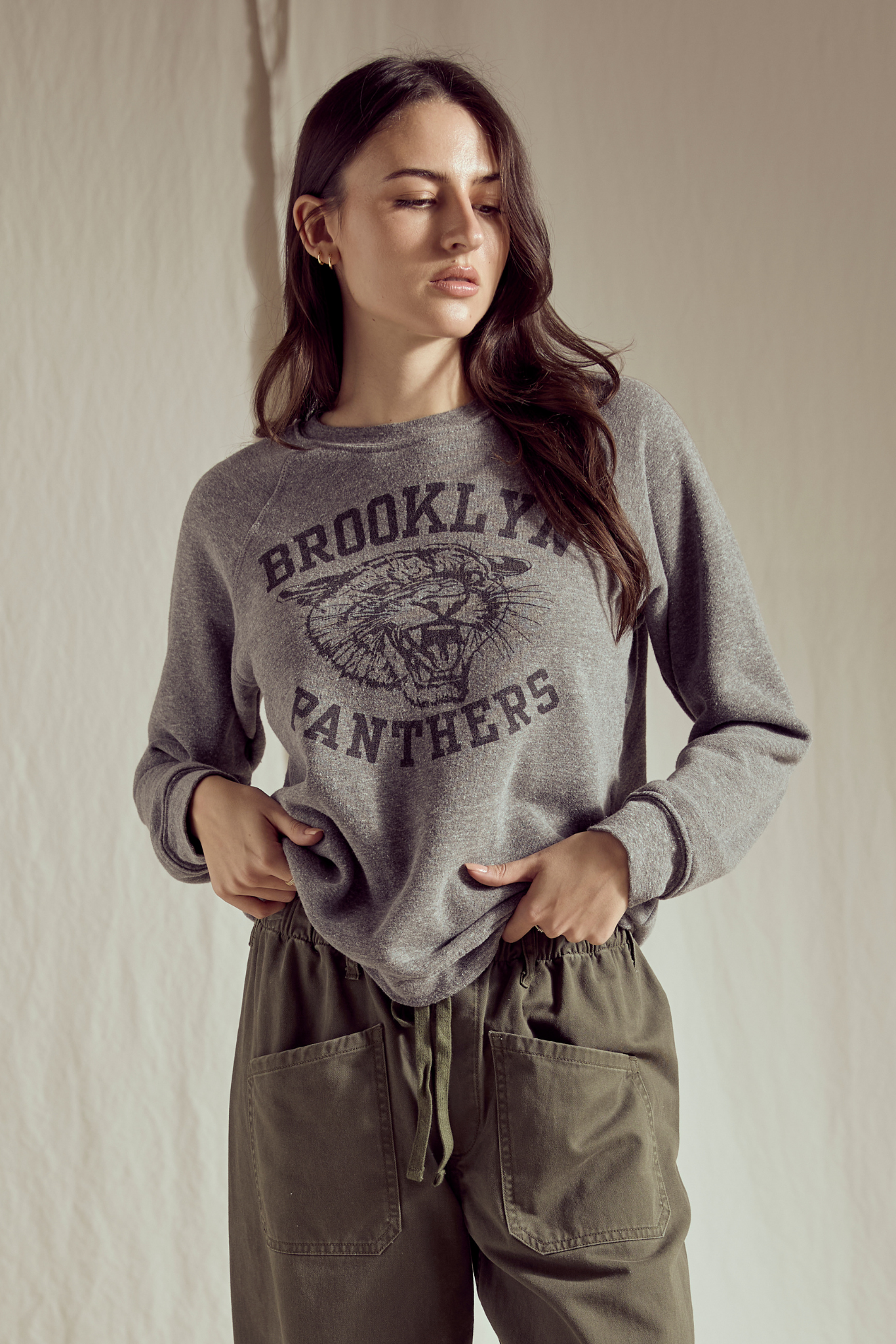 Brooklyn Panthers Fleece Sweatshirt in XS (top)