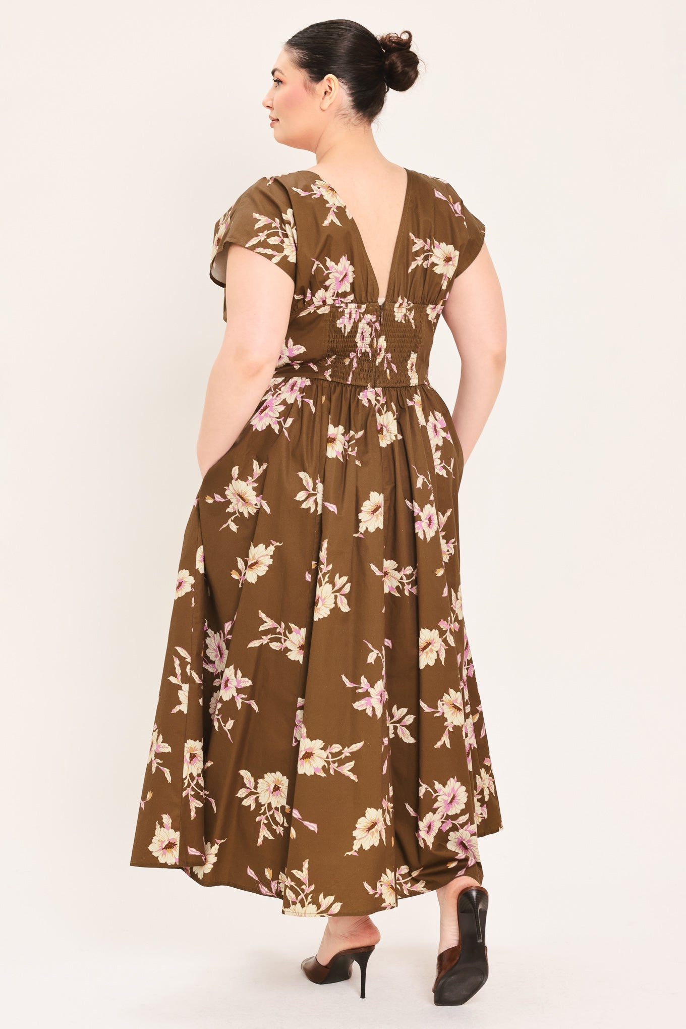 Brown Daisy Woven Midi Dress view 12 - Joe Brown Daisy Dress