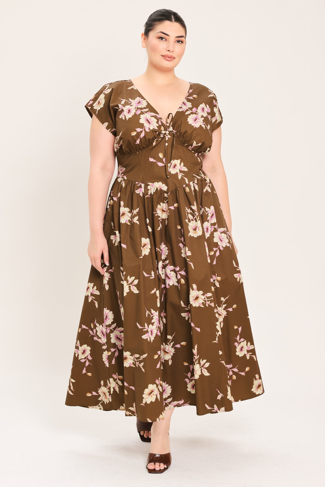 Brown Daisy Woven Midi Dress view 9 - Joe Brown Daisy Dress