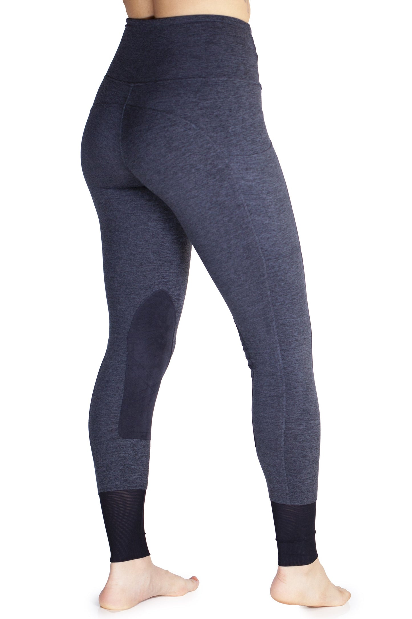 Btr Active Riding Tights in Maroon view 5 - Btr Shorts (bottom)