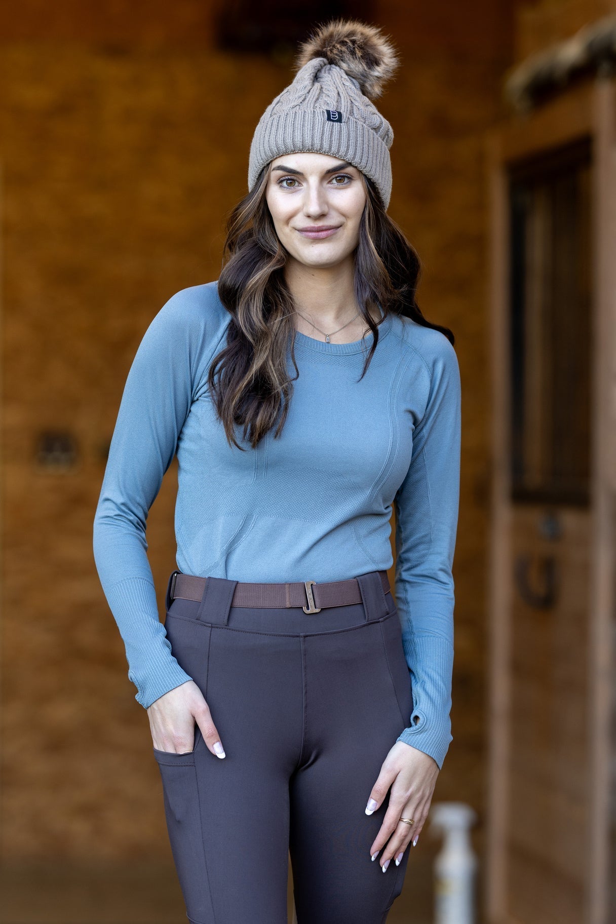 Btr Active Seamless Baselayer in Dark Gray view 8 - Btr Base (top)