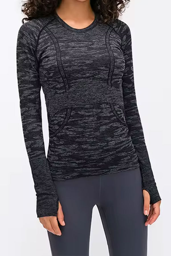 Btr Active Seamless Baselayer in Hot Orange view 15 - Btr Base (top)