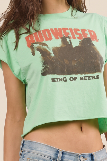Budweiser Brew Babe Crop Top in S view 2 - Budweiser Beer Top
