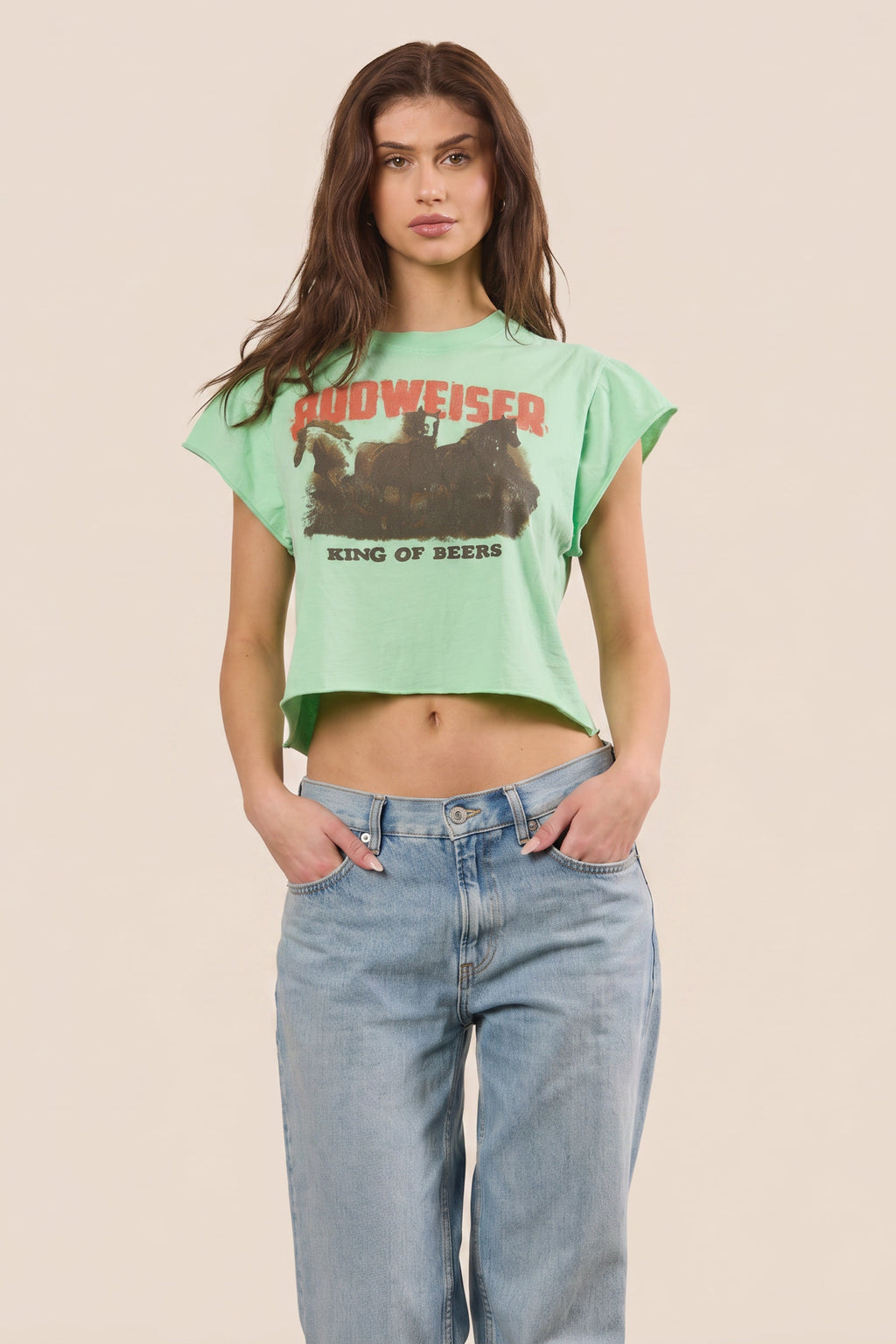 Budweiser Brew Babe Crop Top XS (top) - budweiser beer top, budweiser beer recipe, budweiser brew tour - shop at us.meeeshop