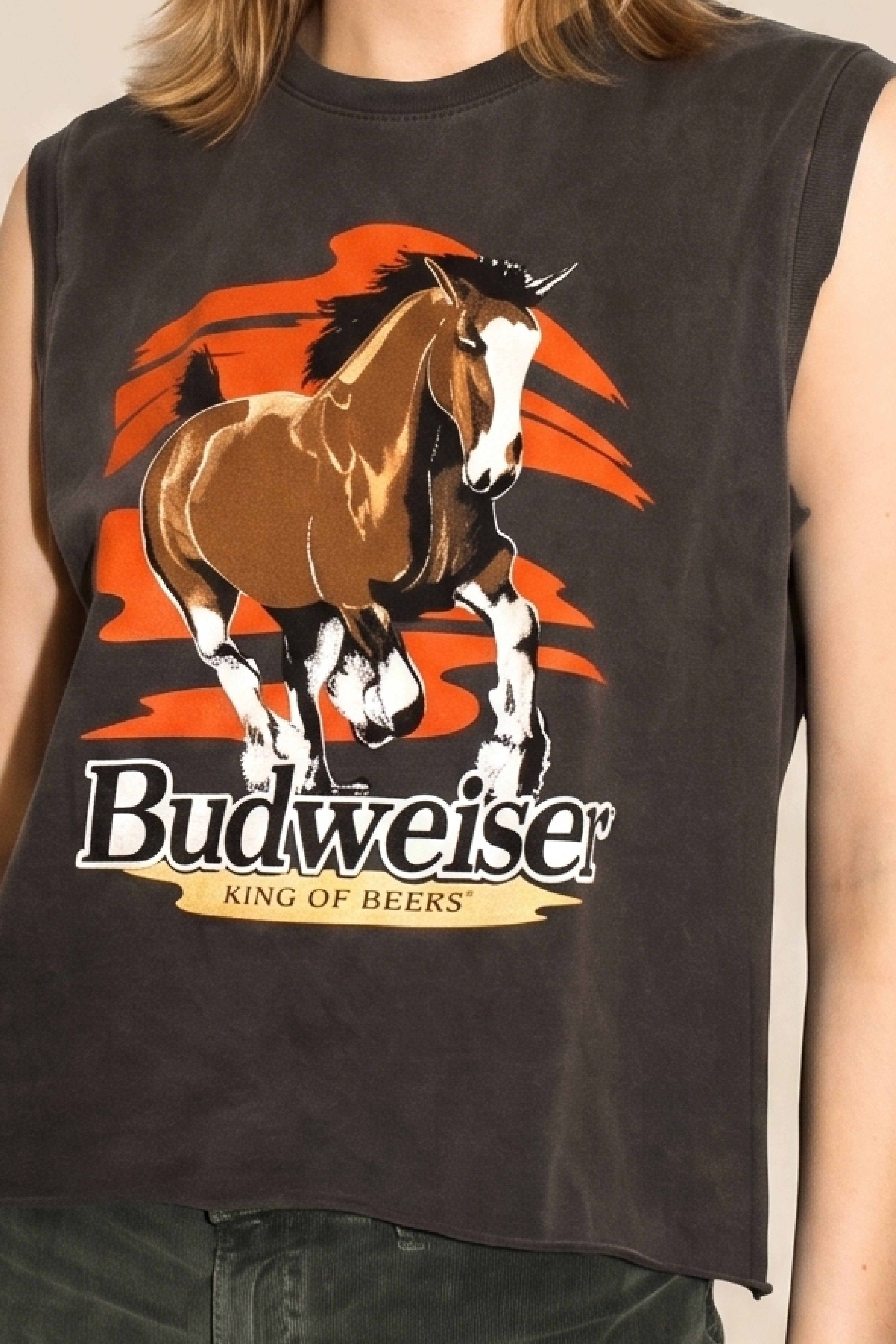 Budweiser Clydesdales Tank XS view 2 (top) - budweiser clydesdales tail docking, budweiser clydesdales  - shop at us.meeeshop
