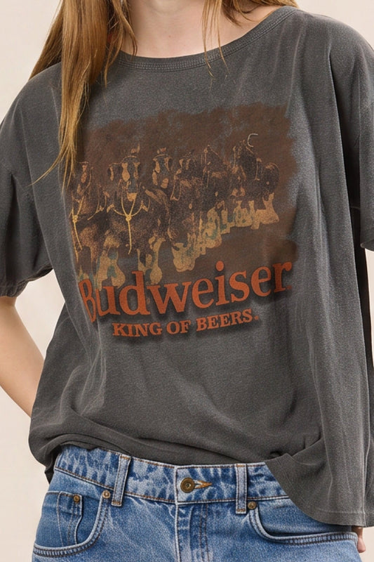 Budweiser Horses Tee in M view 2 - Budweiser Horse Tee (top)