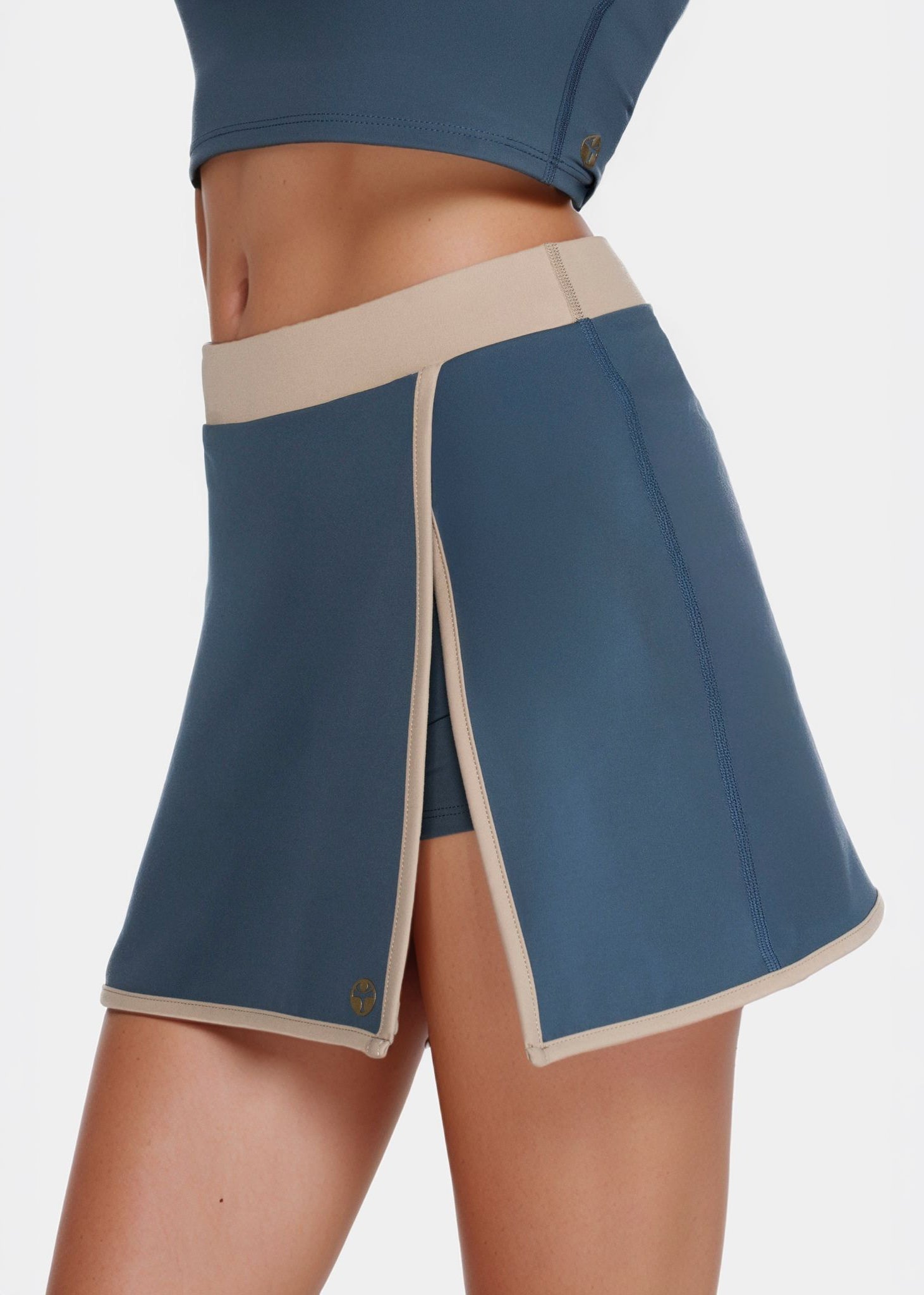 Built-in Shorts Golf Skirt Made in USA in Black view 5 - Built In Shorts Skirt (bottom)