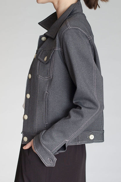 Buki Neo-tech Jacket - Charcoal Grey view 7 - Neo Jackets (layer)