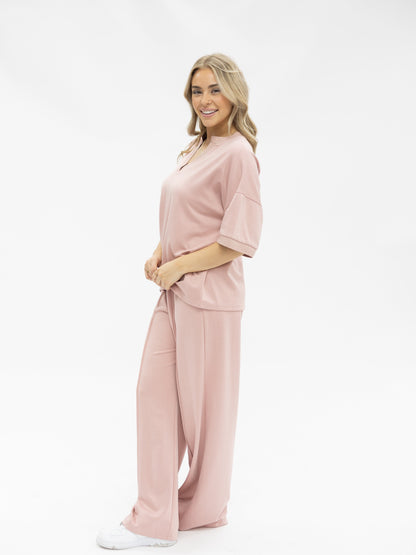 Butter Soft V-neck Top, Pink view 8 - Butter Soft Tops