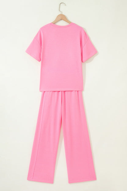 Jaycee Tee Pocketed Casual Pants 2pcs Outfit