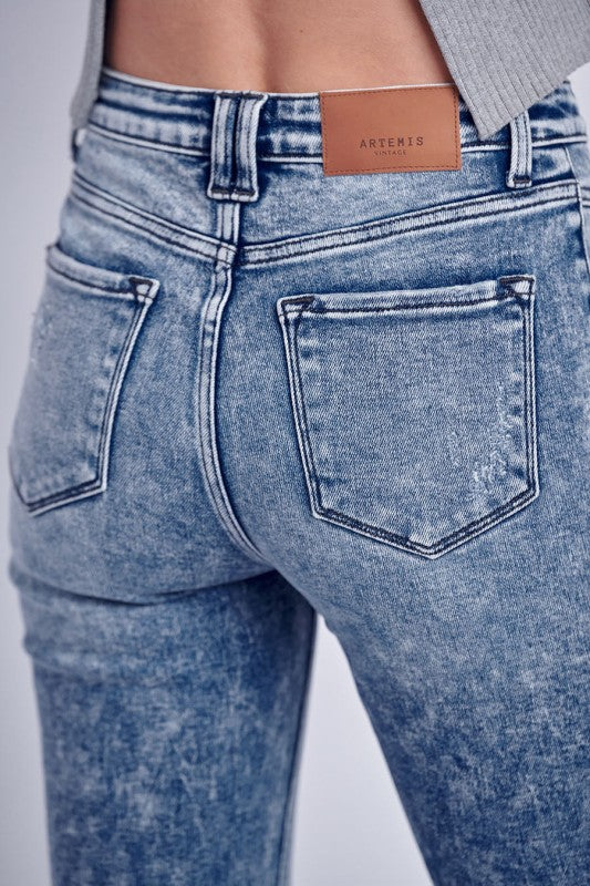 At1026flm High Rise Stretch Flare Jeans | view 7 | Artemis Vintage | us.meeeshop