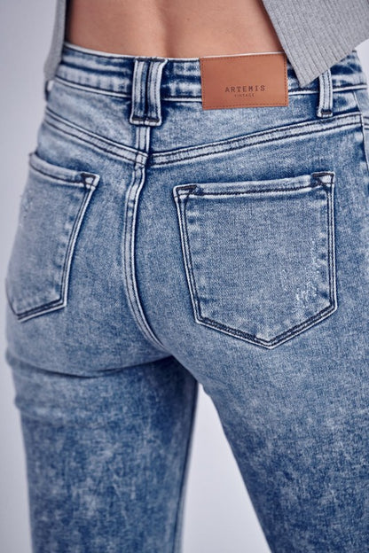 At1026flm High Rise Stretch Flare Jeans | view 7 | Artemis Vintage | us.meeeshop