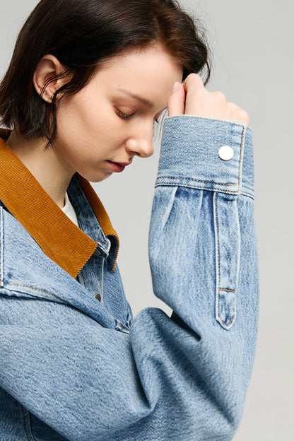 California Sunset Denim Shirt - MeeeShop Women's Fashion