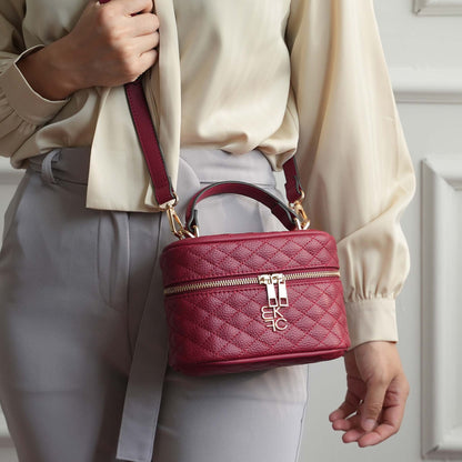 Calista Mini Crossbody Bag in Coffee view 2 - Callista Mini Bag