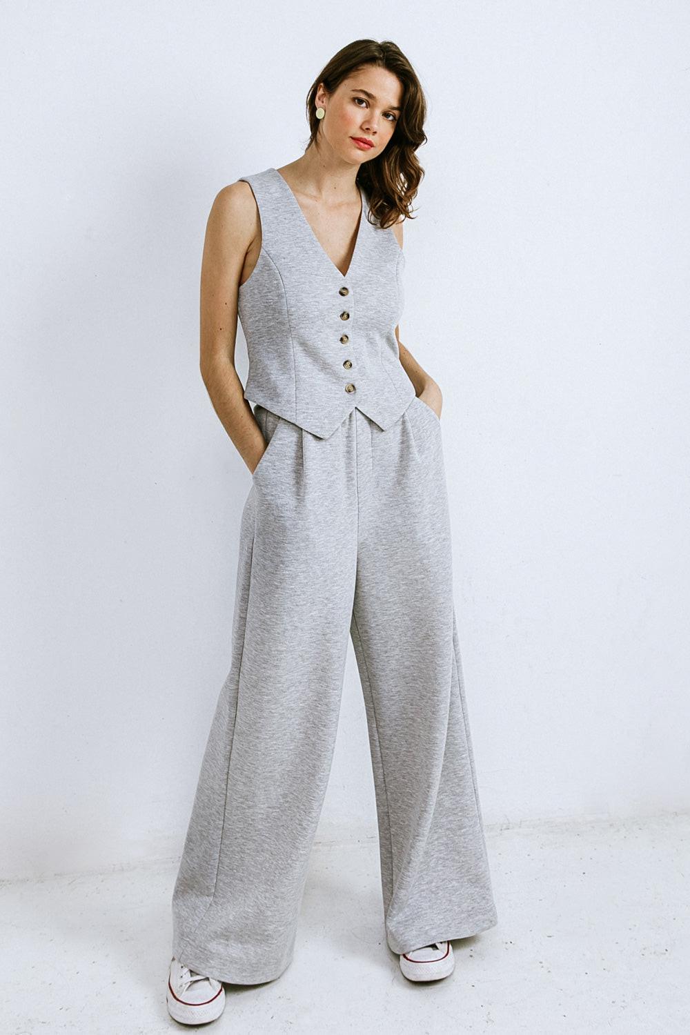Call My Lovely Pants in HEATHER GREY view 5 (bottom)