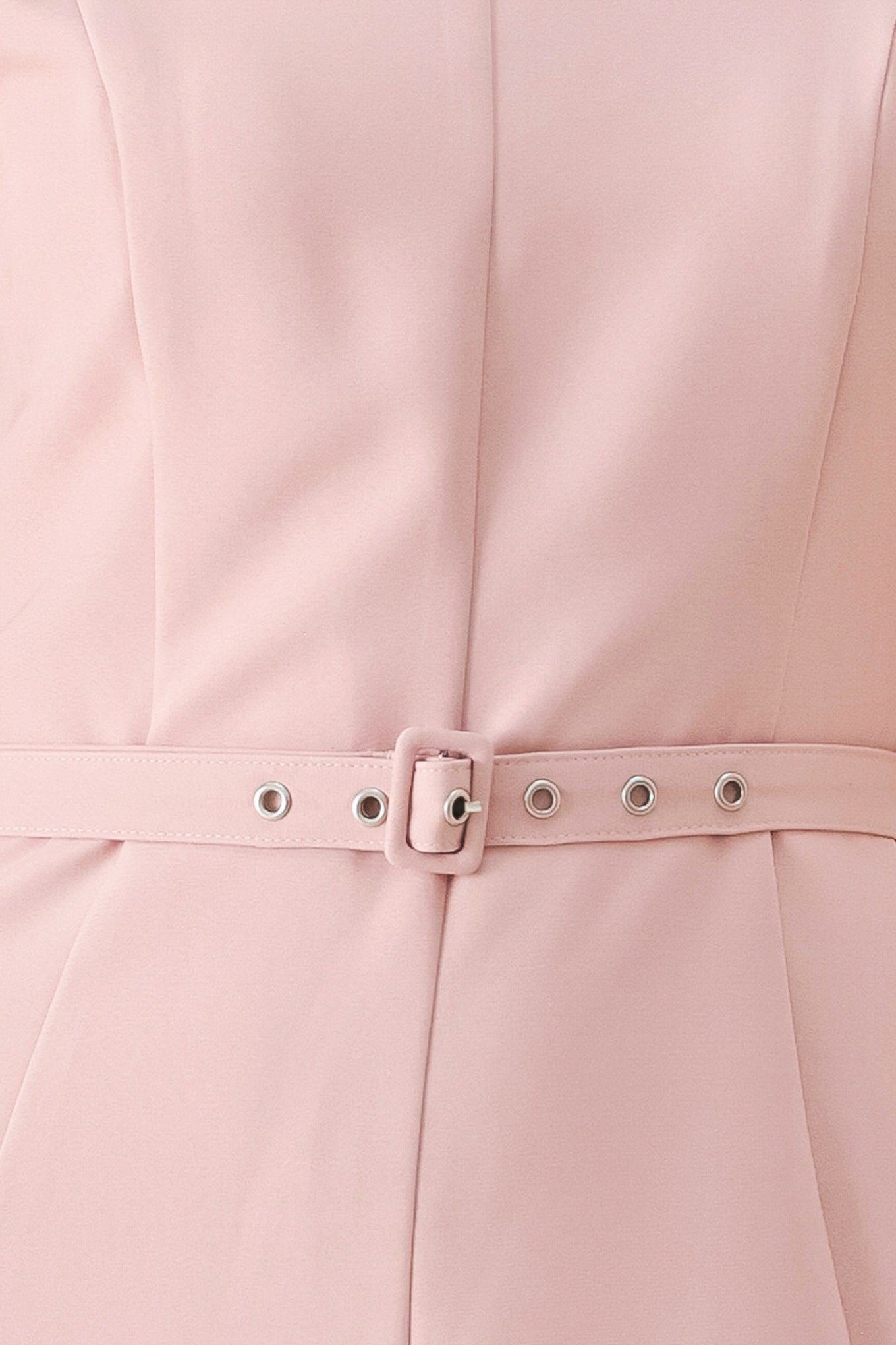 Calm Afterglow Blush Woven Midi Dress view 7