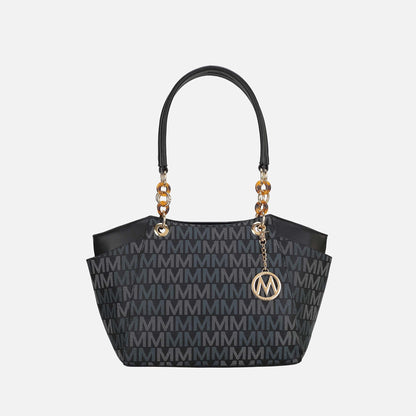 Cameron Signature Tote Bag in Light Blue view 7 - Bag Tote