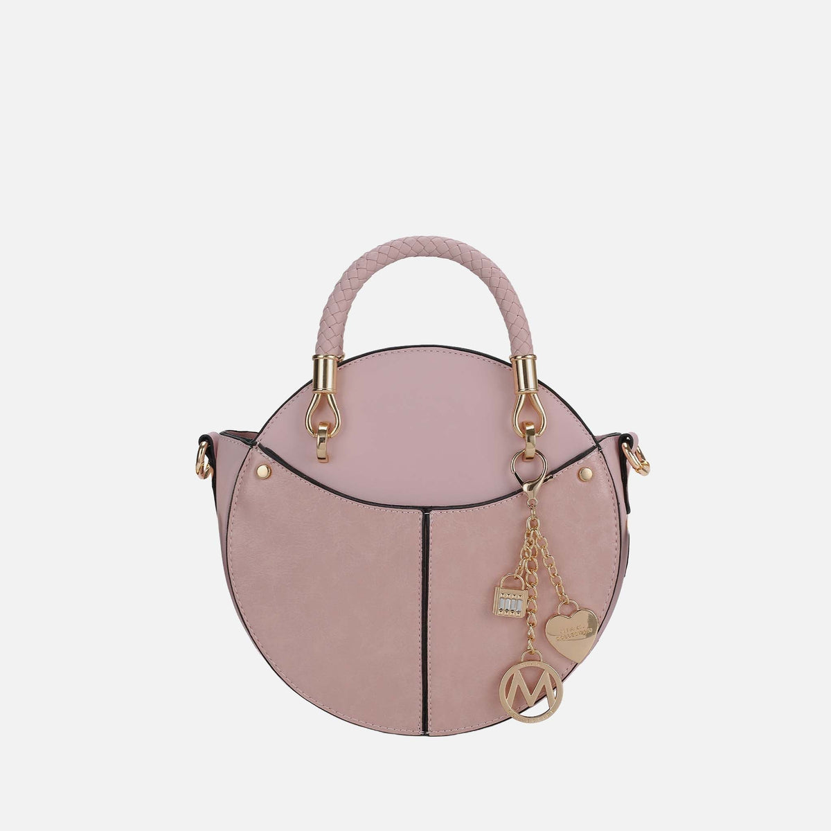 Camille Crossbody Bag in Charcoal Grey view 8 (top)