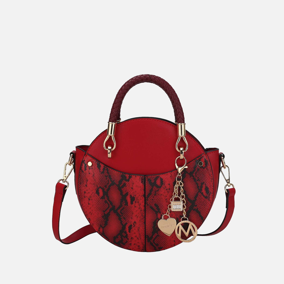 Camille Crossbody Bag in Denim Blue view 10 (top)