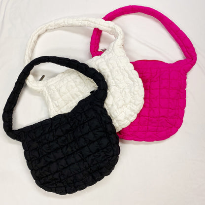 Carry All Quilted Cross Body Bag view 9 - Carry All Bag Lv