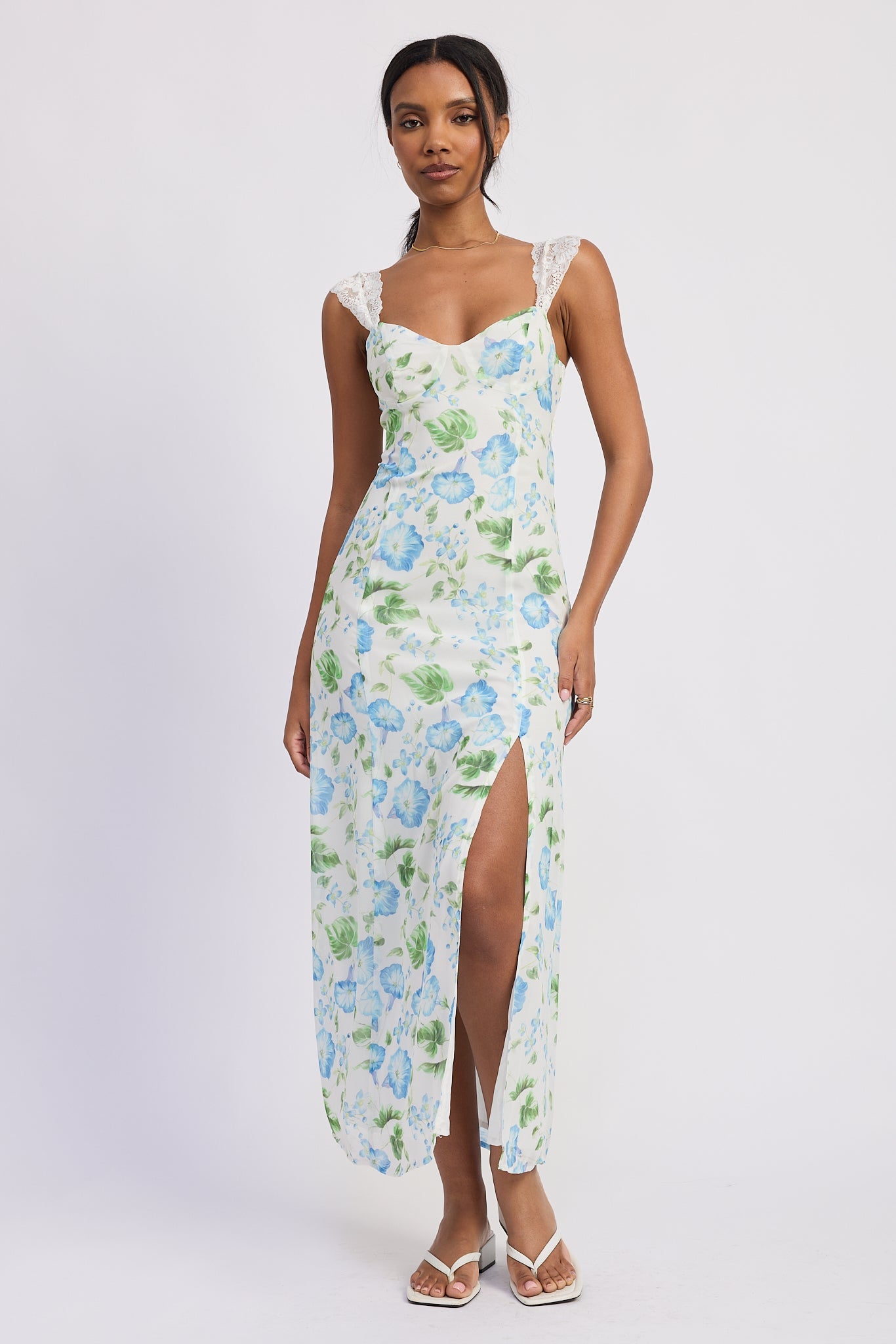 Cassia Maxi Dress view 4 - Cassia Flora Maxi Dress