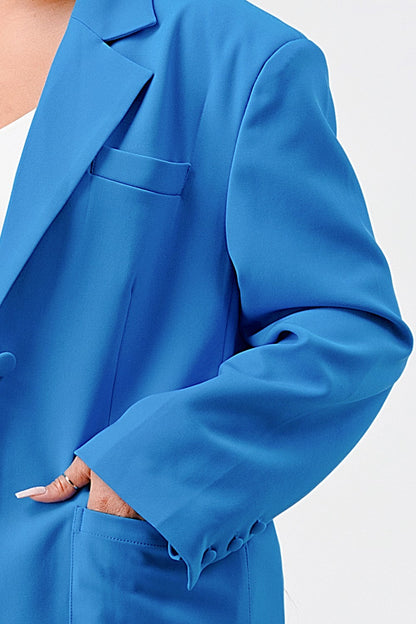 Casual Loose Fit Blazer and Pants - MeeeShop Women's Fashion