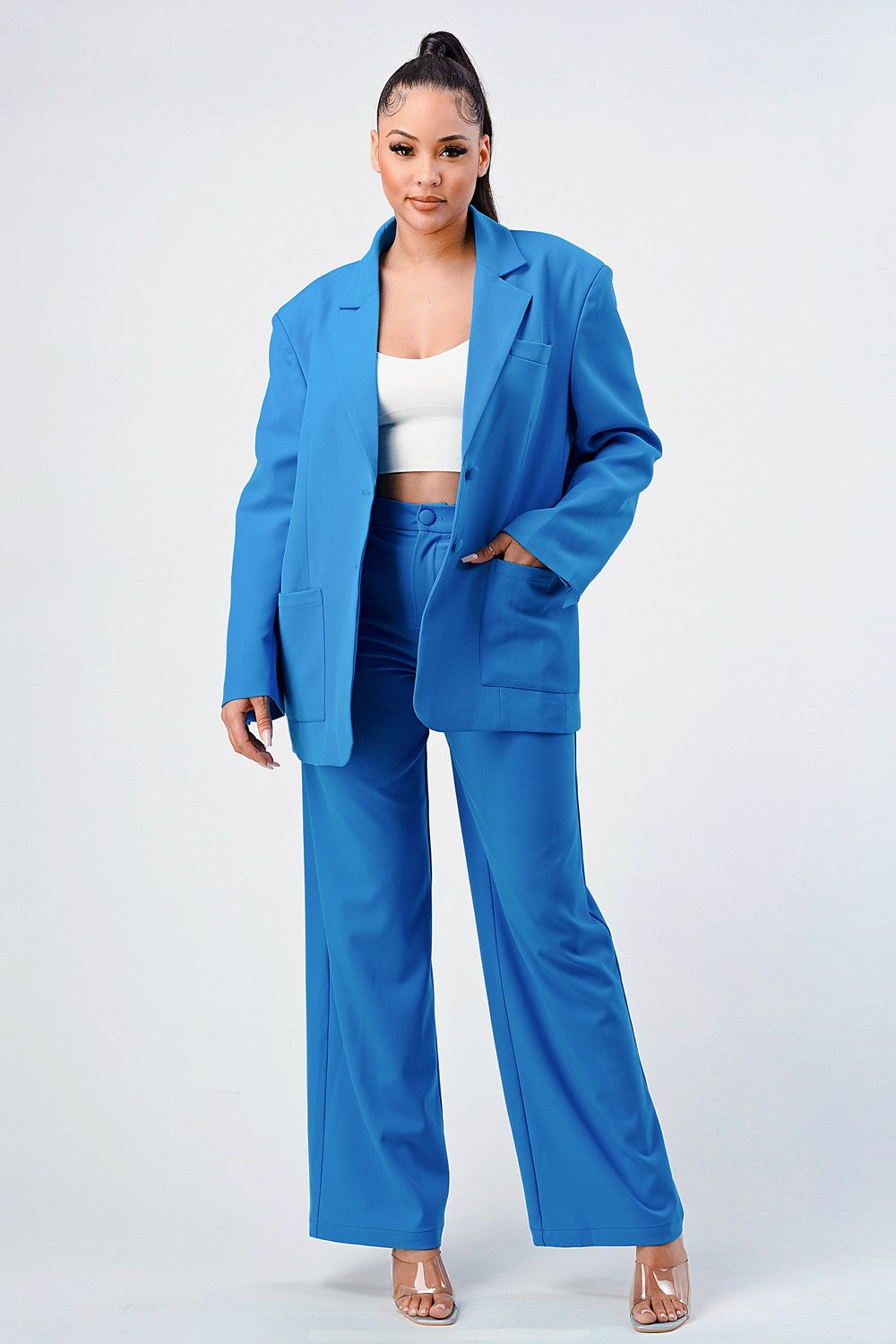Casual Loose Fit Blazer and Pants view 7 - Relaxed Fit - Loose Blazer (bottom)