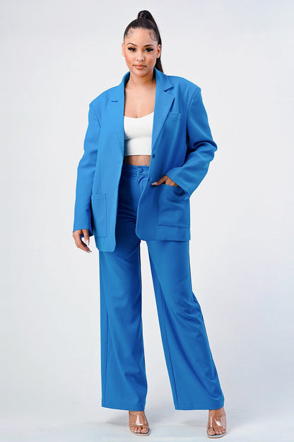 Casual Loose Fit Blazer and Pants view 7 - Relaxed Fit - Loose Blazer (bottom)