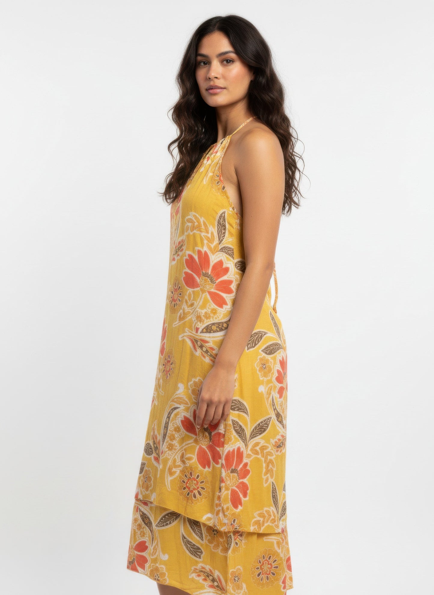 Ccwholesaleclothing Mlle Gabrielle Floral Sleeveless Dress view 5 - Mlle Gabrielle Dress